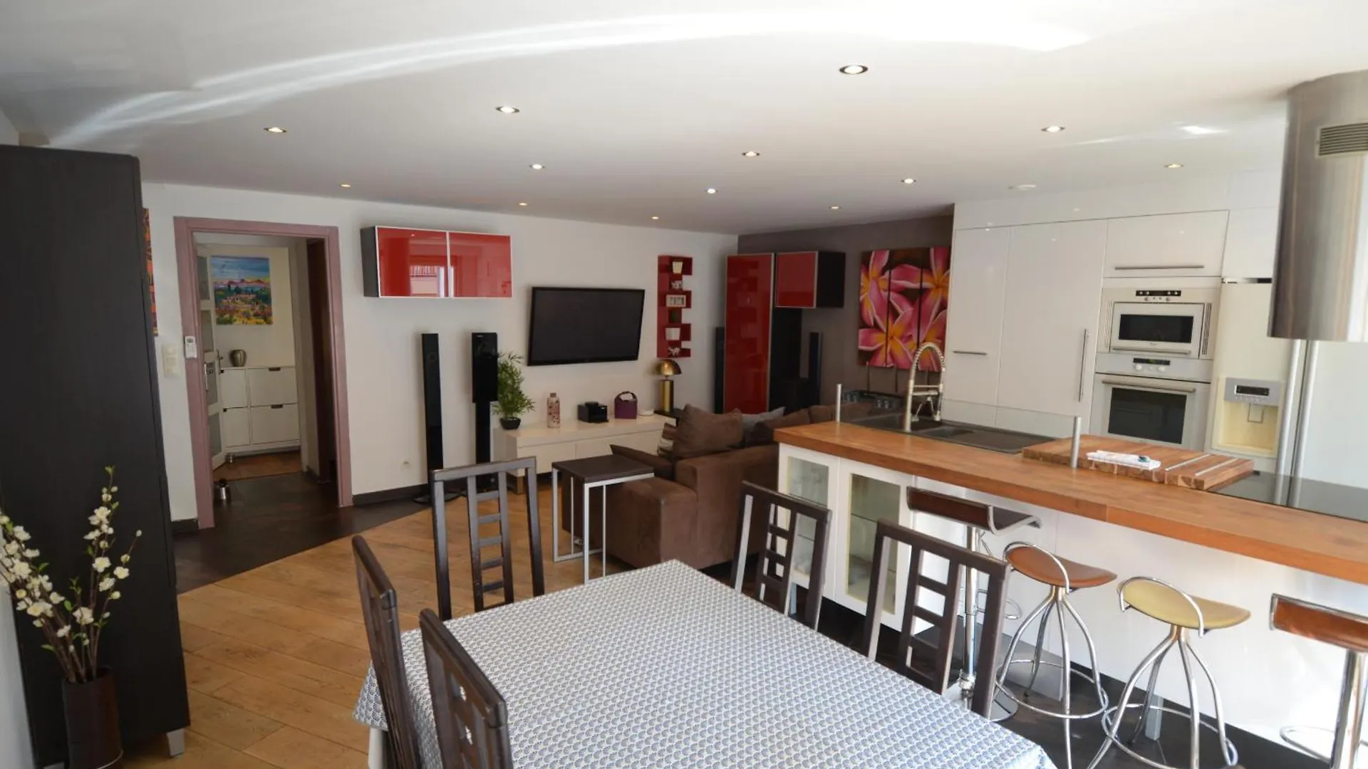 Siena - Appartement 6 Personnes Avec Terrasse Et Jacuzzi Plein Coeur Centre-Ville Quartier Du Port De Nice 0*,